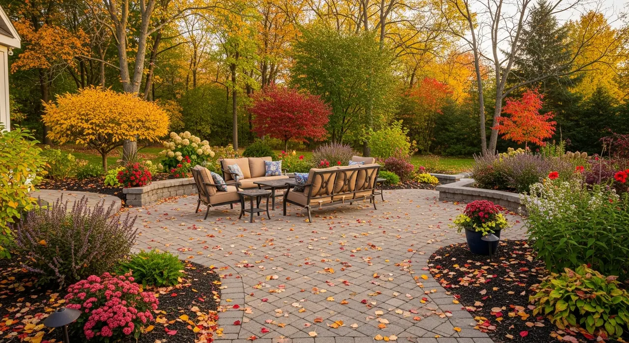 Professional brick paver patio installation in Michigan