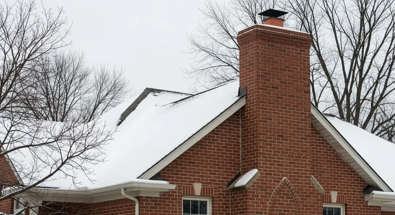 Chimney masonry sealing to protect against Michigan winter weather