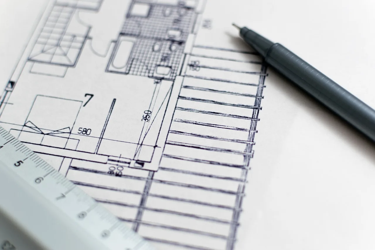 Building permits and construction plans for outdoor kitchen project
