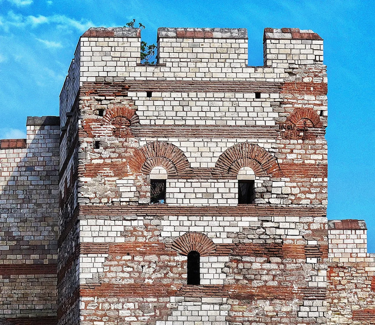Historic brick home in West Michigan showing restored masonry