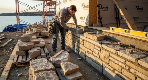 Stone foundation work East Grand Rapids MI - professional masonry foundation restoration