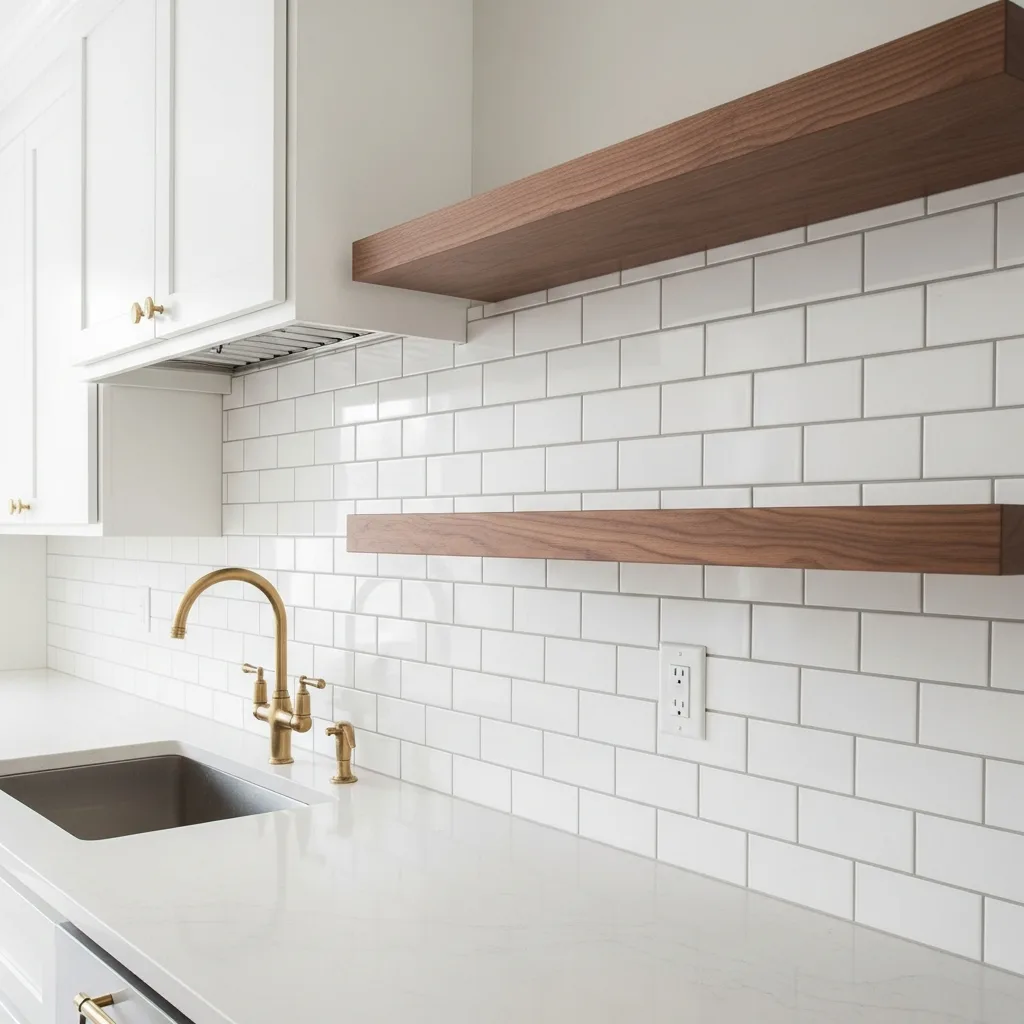 Tile backsplash installation in a Grand Rapids kitchen