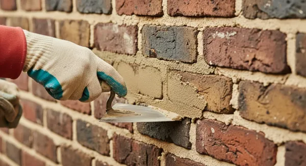 Tuckpointing Grand Rapids MI - professional mortar joint repair on red brick wall